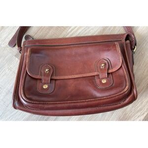 RARE Vintage Ghurka Marley Hodgson No 190 "Claire" Leather handmade shoulder bag